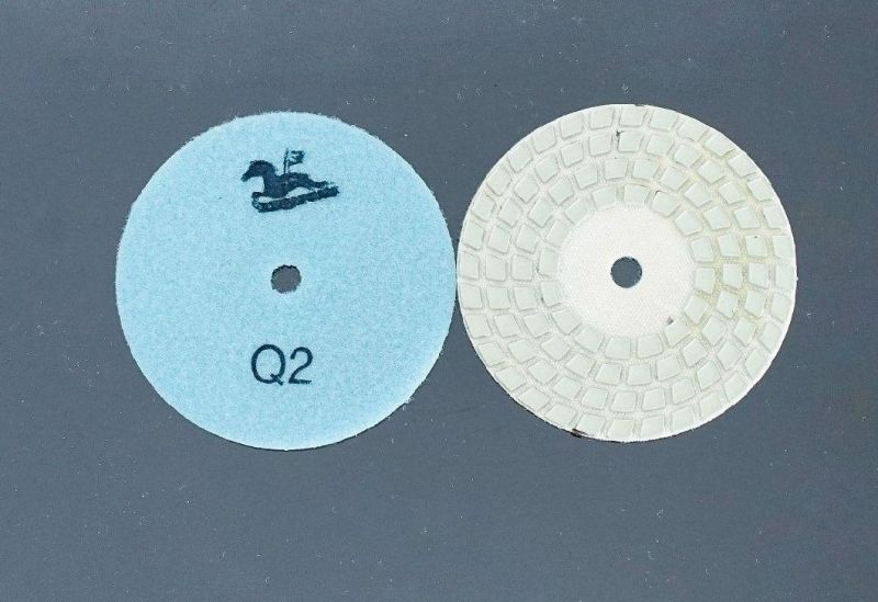 Qifeng Top 4′ ′ Granite and Marble Stone 4-Step Diamond Polishing Pad