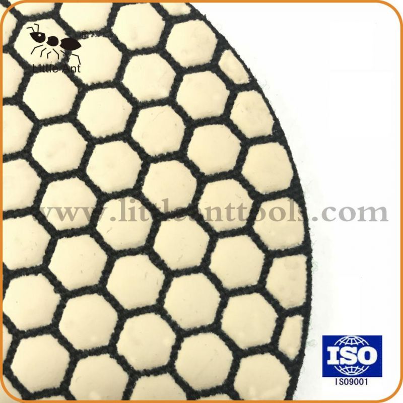 5"/125mm Dry Diamond Resin Polishing Pad Abrasive Tools Grinding Disk for Stone
