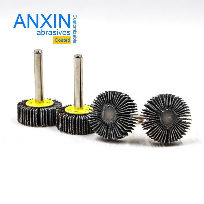 30*10*6mm Zirconia Abrasive Cloth Mounted Flapper Wheel