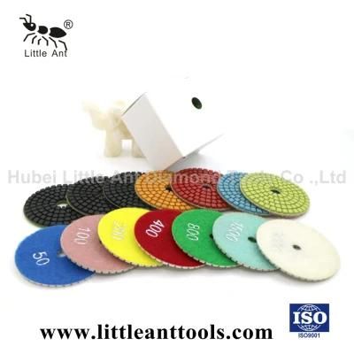 3&quot;/80mm Diamond Abrasive Hardware Tools Polishing Pad for Stone