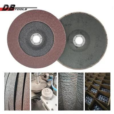 7&quot; 180mm Flap Wheel Flap Disc 22mm Hole Alumina Oxide for Derusting