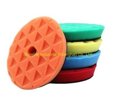 150mm Da Foam Pad Hook and Loop Polishing Pad 6 Inch Waxing Sponge Polishing Pads