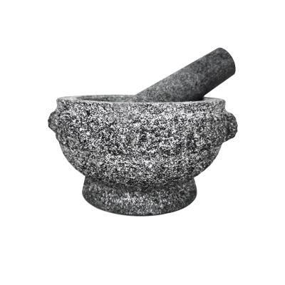 Good Quality SGS Approved Granite Mortars and Pestle Factory for Grinding Kitchenware