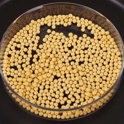 Ceria stabilized round zirconia grinding beads