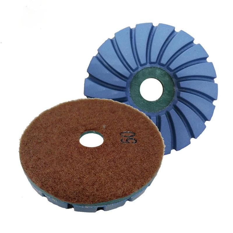 Snail Lock Wet Stone Polishing Pads for Granite Marble Floor