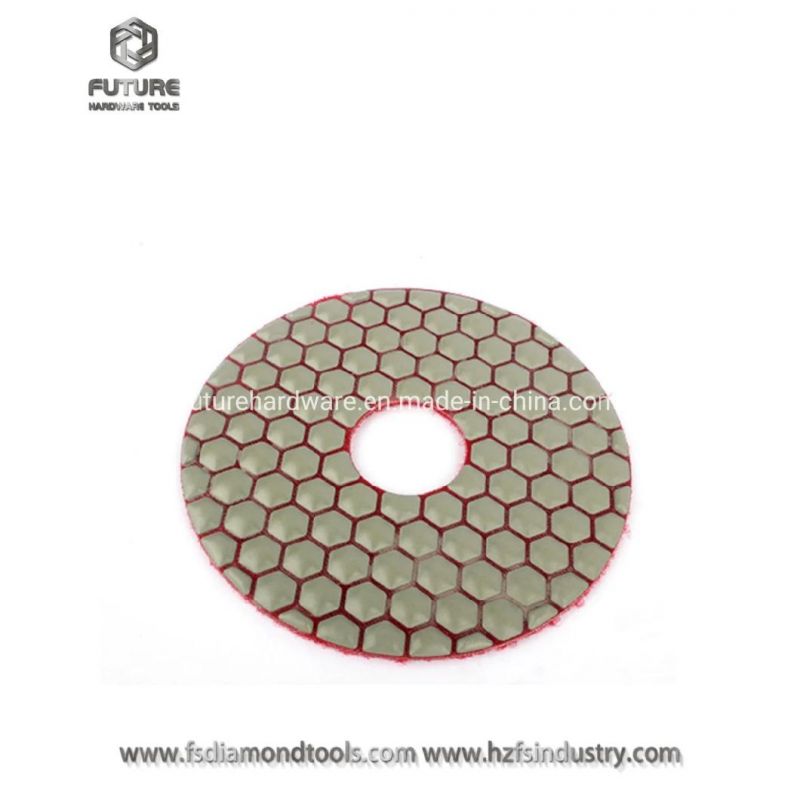 5inch Honeycomb Diamond Resin Polishing Pad