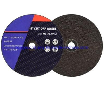 Power Electric Tools Accessories 4 Inch Cutting Disc Wheel Metal Polished Stainless Steel Angle Abrasive Disc