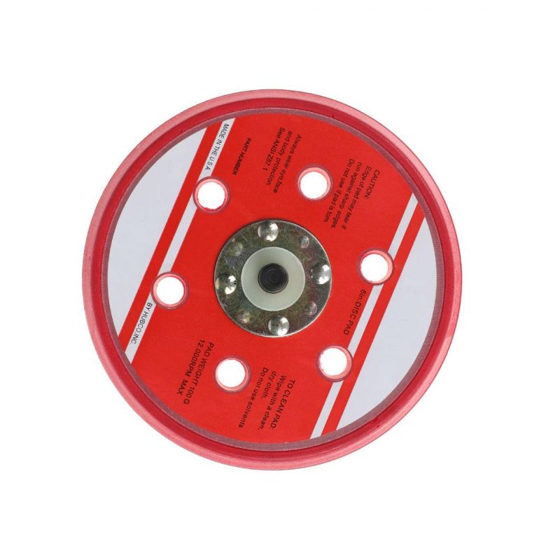 5 Inch 6 Holes Backup Sanding Pad Sanding Disc Backing Pad Abrasive Tools Grinder Accessories