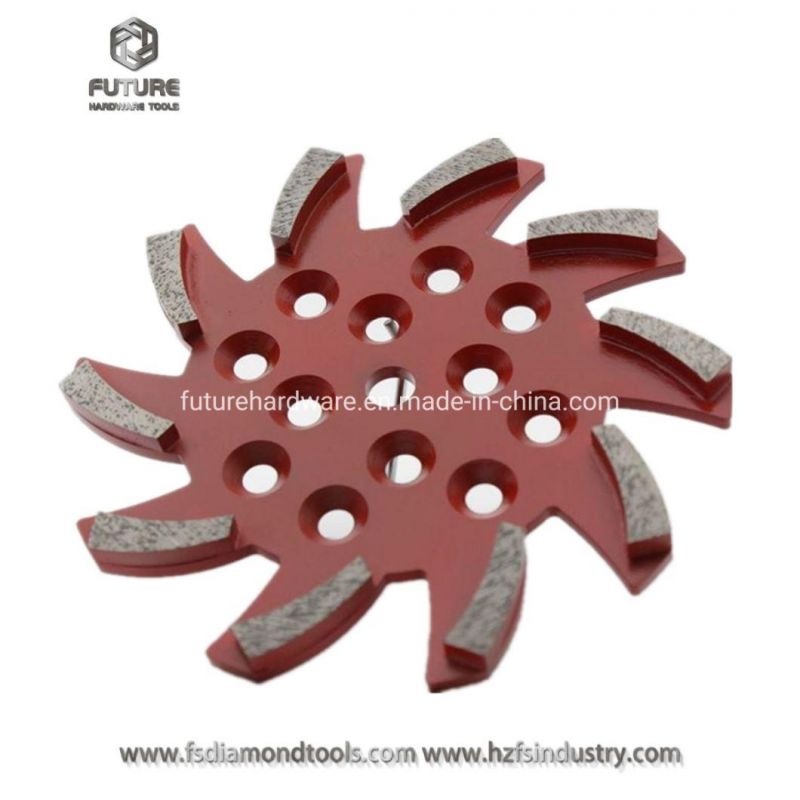 10 Inch Grinding Machine PCD Diamond Grinding Plate