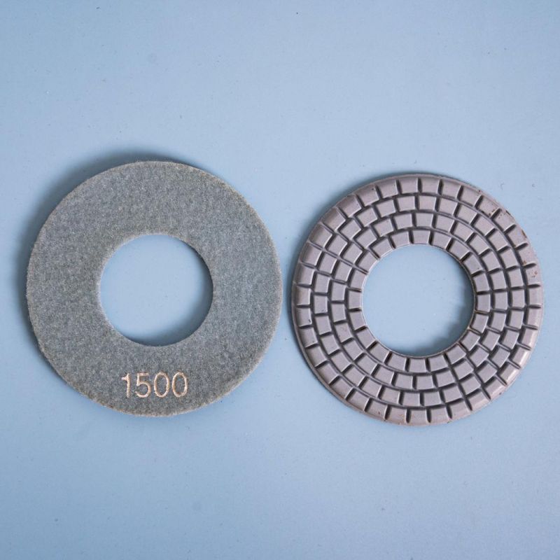 Big Hole 7 Steps Abrasive Marble&Granite 125mm Diamond Tools Wet Polishing Pad