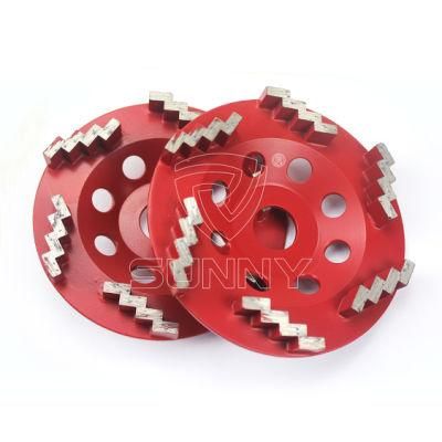 Zigzag Segment Diamond Grinding Disc for Concrete