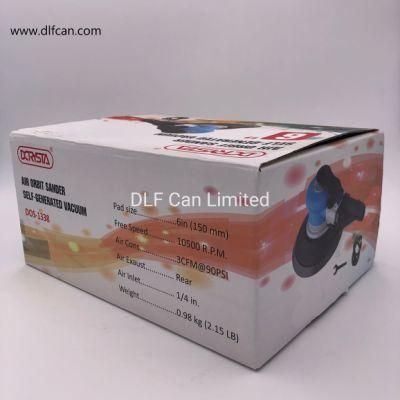 Customized 6&quot; Air Orbit Sander Self -Generated Vacuum