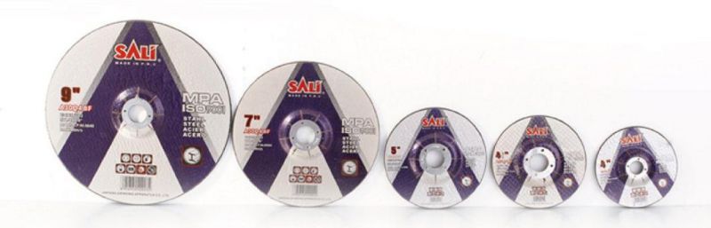 Sali 5" 125*3*22.2 T42 Grinding Disc Wheel for Metal Inox with MPa Certificate