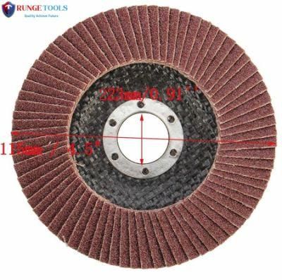 4.5&quot; Inch Power Tools Parts 80 Grits Grinding Wheel Abrasive Sanding Flap Disc for Dry Wall Sander Wood Furniture