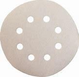 White Al/O with Stearate Sanding Disc