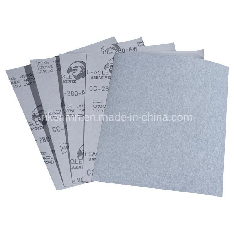 Stearated Abrasive Paper Silicon Carbide Stearate Sanding Paper for Metal and Wood