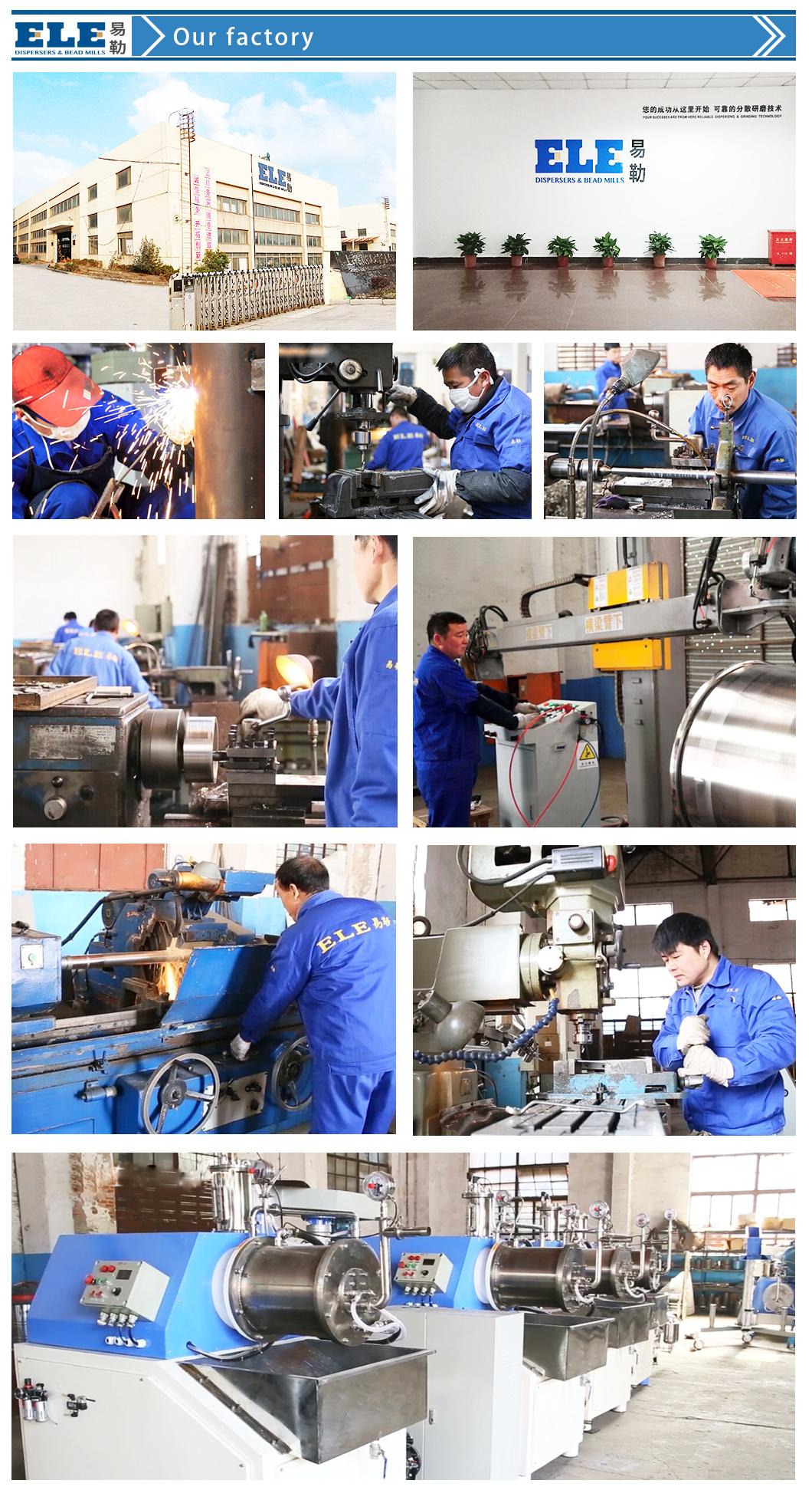 Hydraulic Lifting Liquid Grinding Basket Mill for Paint and Coating Production with Ce Certificate