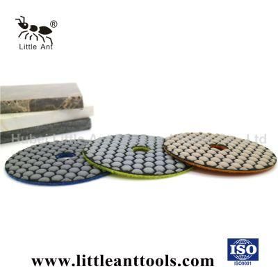 100mm Hot-Sale Dry Use Diamond Polishing Pad for Granite Floor