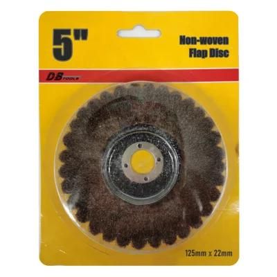 5&quot; 125mm Scouring Pad Non-Woven Disc Flower Disc for Stainless Steel