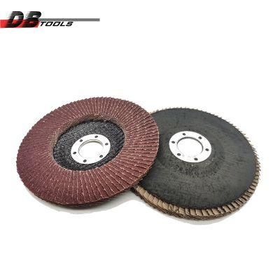 5&quot; 125mm Flap Disc Sanding Wheel 22mm Hole Aluminum Oxide T27 Flat Assorted for Metal