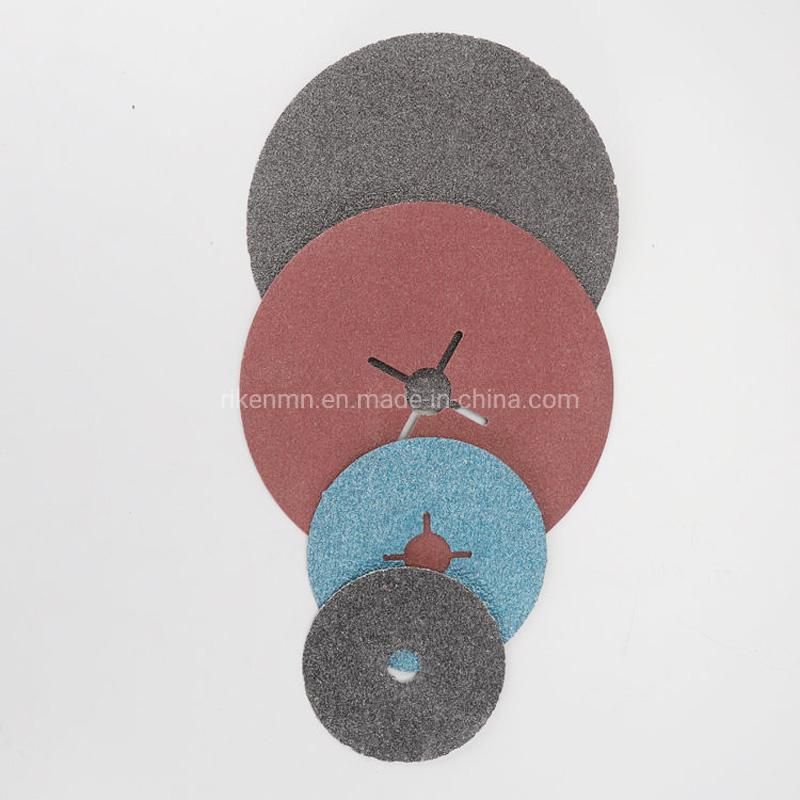 Factory Supplied Grinding Abrasive Fibre 4′′ 100mm 0.6mm Thick Fiber Disc