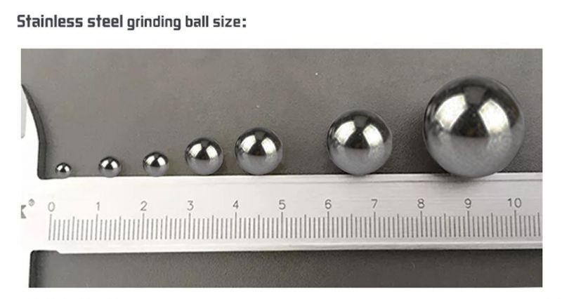 2mm Stainless Steel Grinding Balls and Jars for Laboratory Planetary Ball Mill Machine