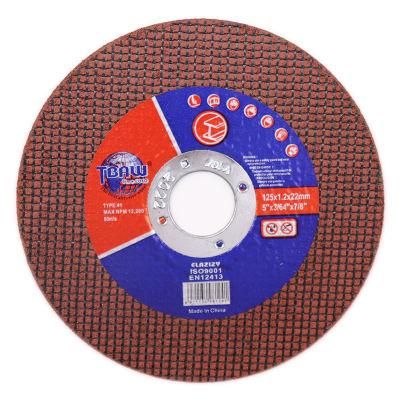 125X1.2 mm Inox and Metal Abrasive Grinding and Cutting Wheel for Stainless Steel with MPa ISO