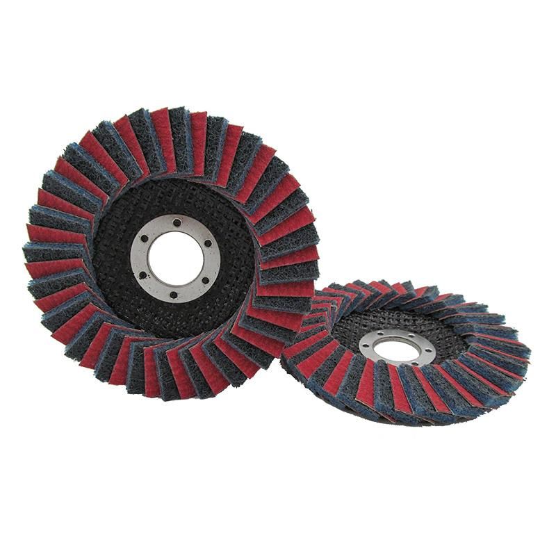 Bbl Surface Condition material Interleaved with Ceramic Abrasive Cloth Flap Disc
