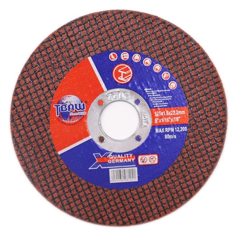 125mm 5inch China Factory Resin Bonded Abrasive Cut off Disc Grinding Cutting Wheel
