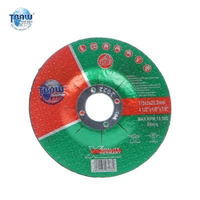 China Economico Disco De Desbaste Abrasivos 4 1/2 Inch 3.0mm Cutting Wheel and Disco Abrasivo De 115 mm for Metal