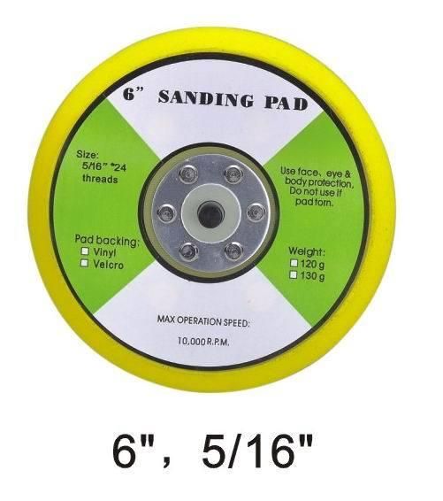 5 Inch Hook and Loop Backing Pad 5′′ Backing Plate with 5/8-11 Threads Sanding Pad Angle Grinder Accessories Sanding Buffing Polishing