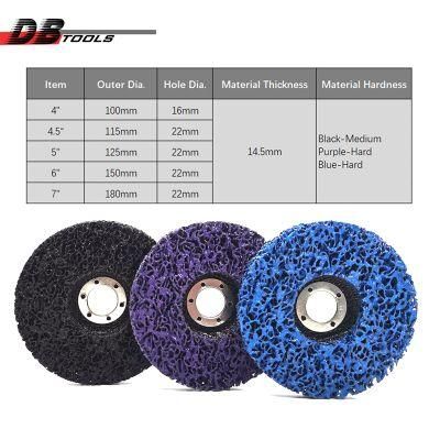4&quot; 100mm Cns Disc Sanding Wheel for Car Vessel Paint Remove Fiber Glass Backing Clean and Strip