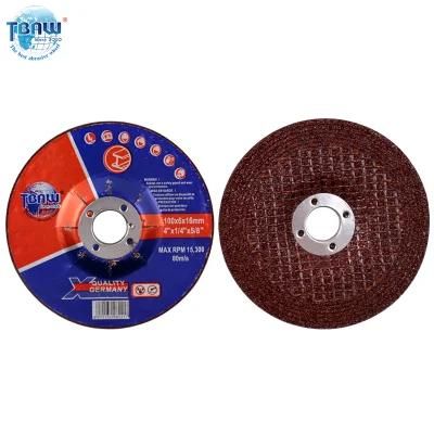 Factory Wholesale 100*6.0*16mm 4 Inch T27 Abrasive Metal Grinding Cutting Wheels Disc for Machine Tool