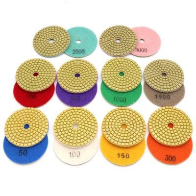 125mm Resin Polishing Pads for Grinding Concrete