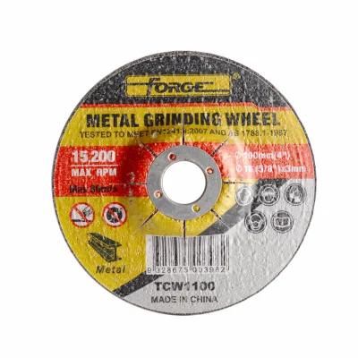 100*3*16mm Depressed Center Metal Abrasive Disc Grinding Wheel
