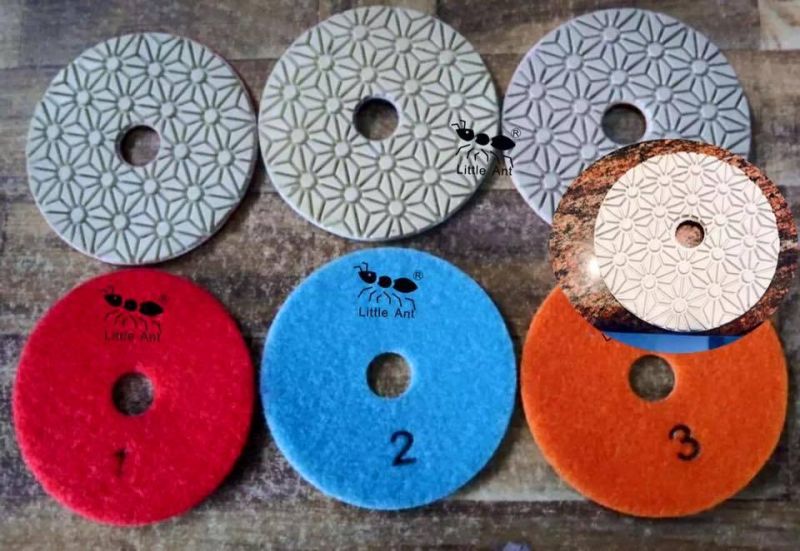 3 Step Wet Granite Polishing Pads