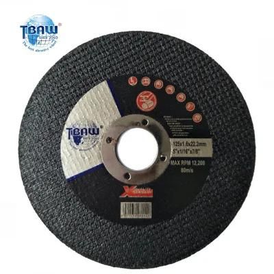 125X1.6X22.23mm Thickness 1.6mm Metal Stainless Steel Inox Cutting Discs Grinding Wheels