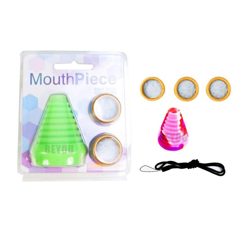 Hot Sale Portable Silicone Mouth Piece with Replaceable Filters