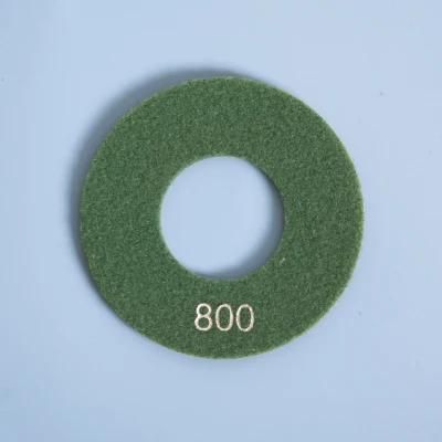 Qifeng 5&quot; Diamond Wet Polishing Pads with Big Hole for Granite Marble