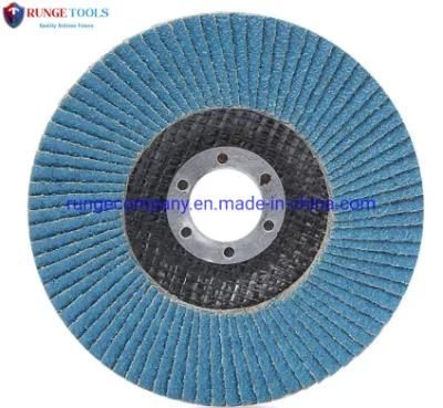 4.5&quot; Zirconia Abrasive Grinding Flap Sanding Disc for Metal Stainless Steel Apply Various Famous Angle Grinder Power Tools