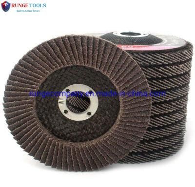 4.5 Inch 60 Grit Professional Flap Discs for Various Famous Angle Grinder Power Tools