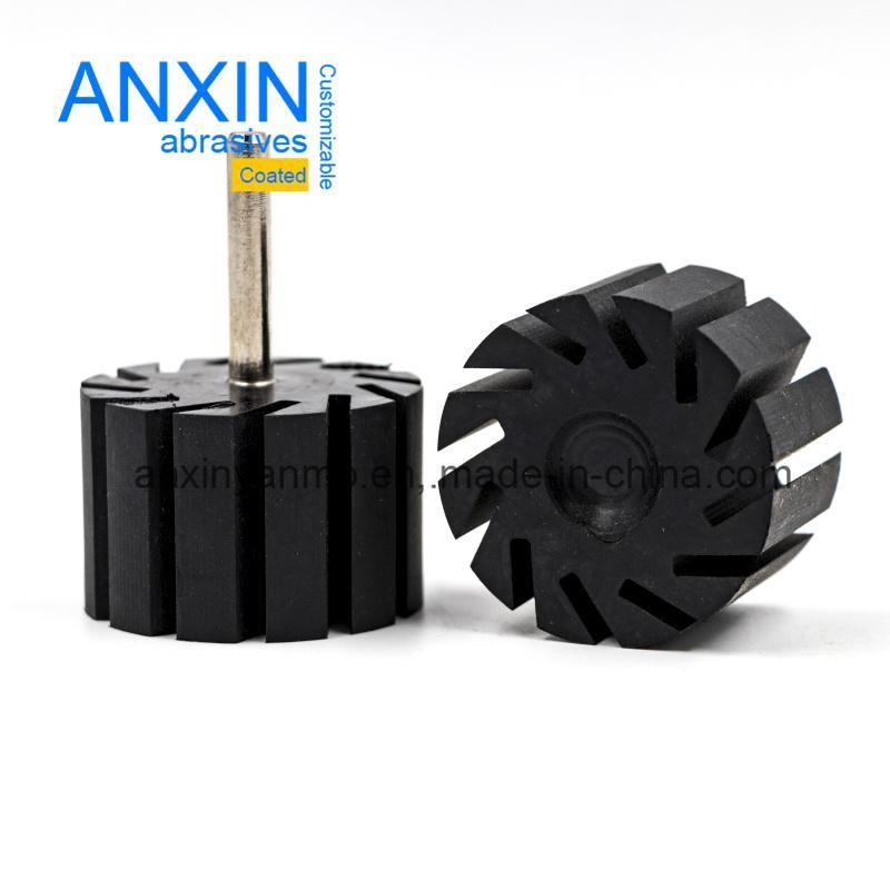 Sand Slotted Rubber Tension Roller Drum for Sanding Band or Sanding Circle