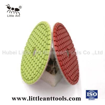 4&quot;/100mm Hexagon Diamond Abrasive Plate Hardware Tool Polishing Pad for Stone