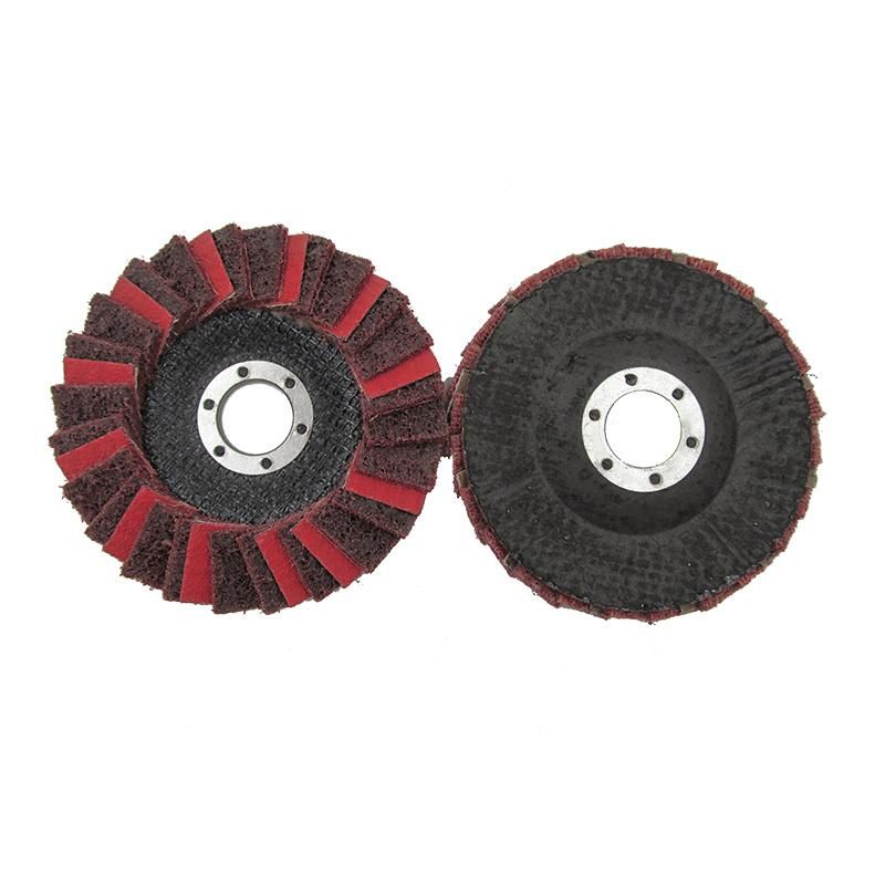 4.5" Surface Condition Polishing Pad with Abrasive Ceramic Cloth Medium