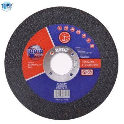 China Factory Hot Sale 4 1/2 Inch 115X1.0X22mm Easy Cut-off Wheels 115mm for Metal Cutting