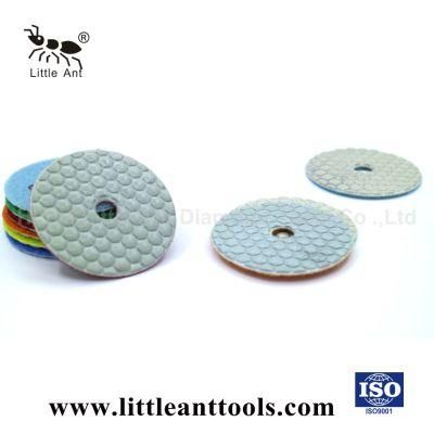 80mm White Hexagon Dry Polishing Pad