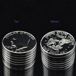 Space Metal Big USA Silver Dollar Coin Grinder