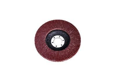 120# Deerfos Flap Disk Disc with Aluminum Oxide as Abrasive Sanding Tooling for Angle Grinder Bench Grinder Use