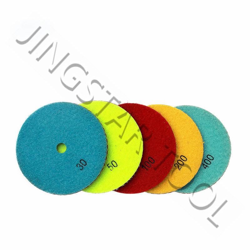 Diamond Resin Copper Wet Polishing Pad for Stone Marble Granite