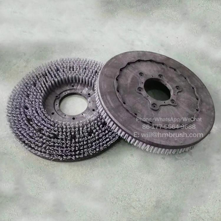 Floor Polishing Brush with Heavy Duty Silicon Carbide Grits
